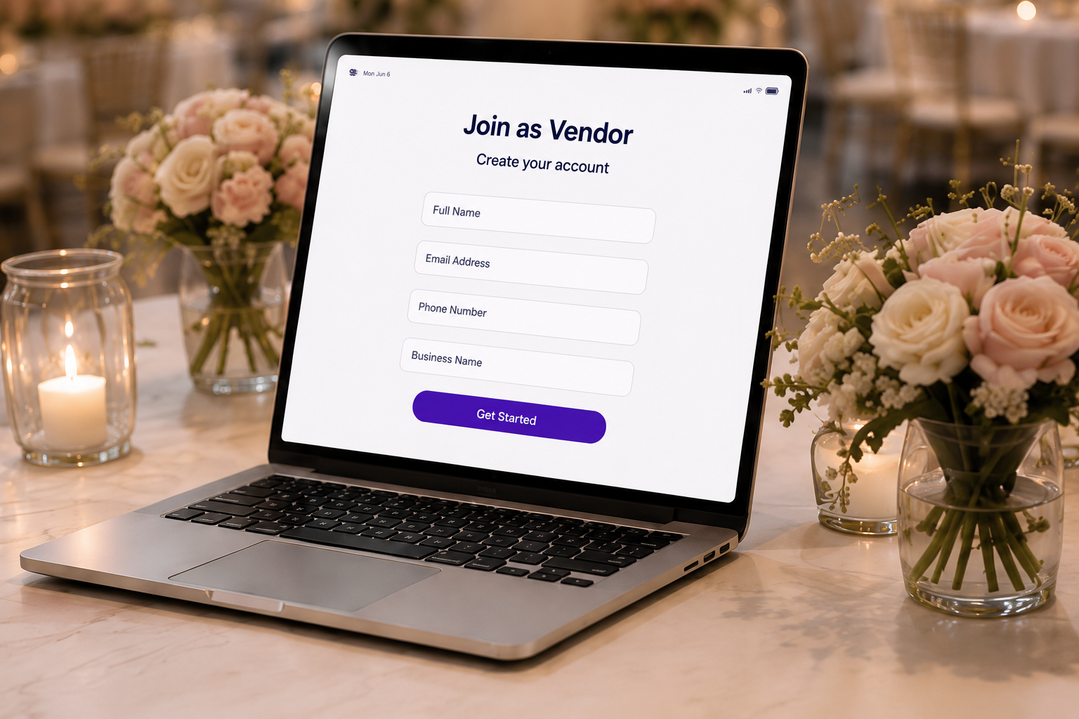 Register as Vendor
